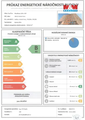Prodej bytu 2+kk, Kutná Hora - Šipší, Mazákova, 43 m2