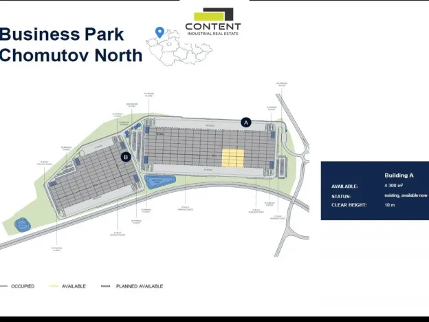 Pronájem skladu, Vrskmaň, Průmyslová, 4300 m2