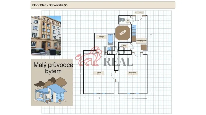 Prodej bytu 2+kk, Plzeň - Východní Předměstí, Božkovská, 60 m2