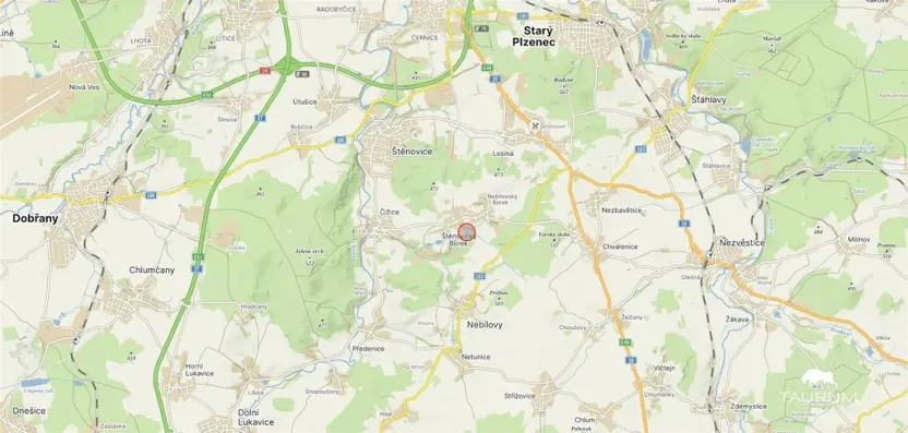 Prodej pozemku pro bydlení, Štěnovický Borek, 1500 m2