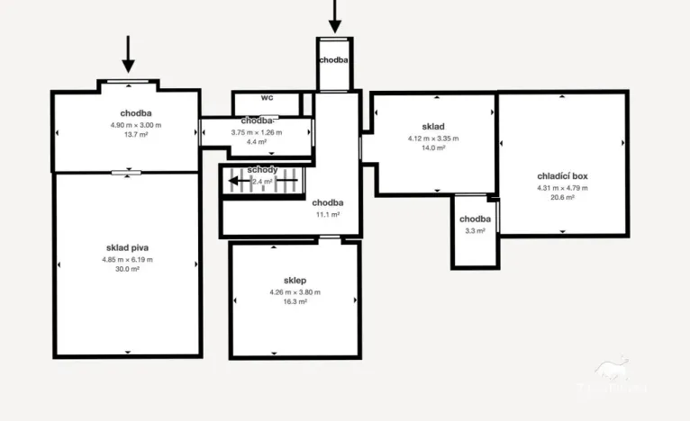 Prodej restaurace, Rokycany - Plzeňské Předměstí, Sokolská, 413 m2