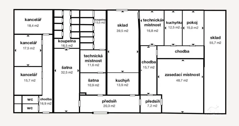 Prodej výrobních prostor, Zákupy, Nádražní, 21066 m2