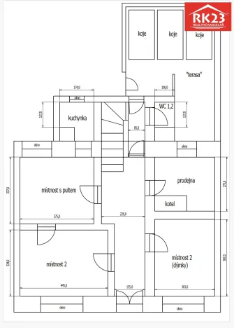 Pronájem komerční nemovitosti, Mimoň, Pražská, 80 m2
