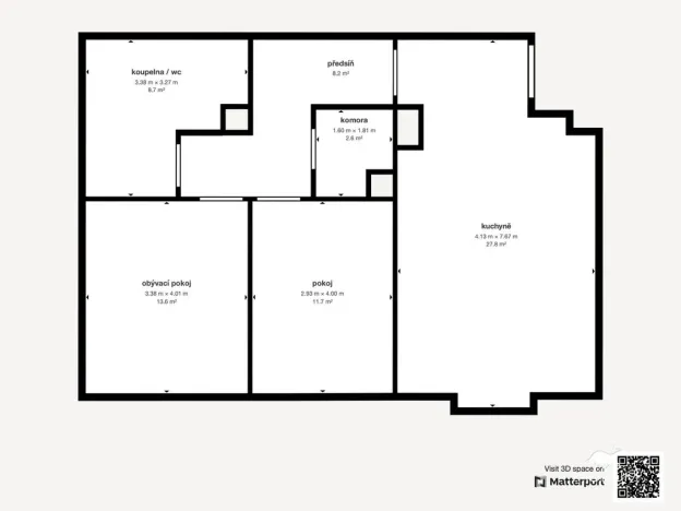 Prodej bytu 2+1, Janovice nad Úhlavou, Rozvojová zóna, 74 m2