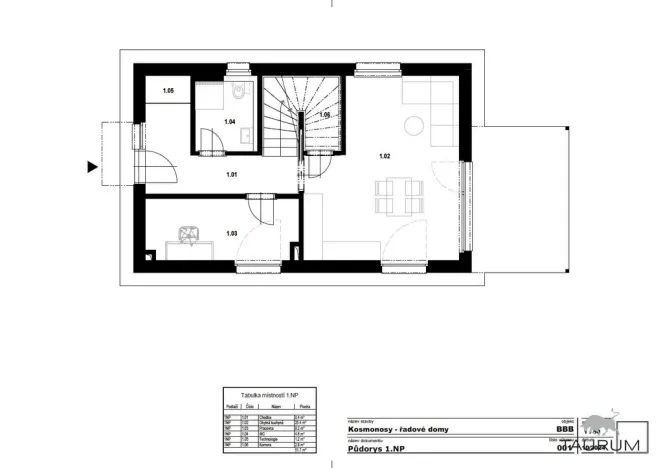 Prodej rodinného domu, Kosmonosy, 105 m2