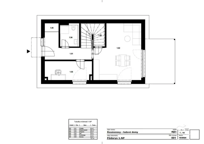 Prodej rodinného domu, Kosmonosy, 105 m2