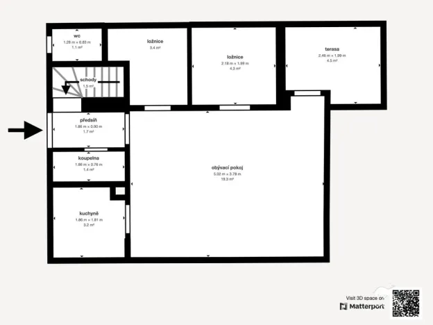 Prodej chaty, Slapy, č.ev., 67 m2