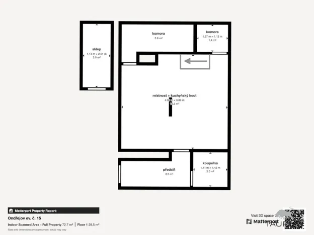 Prodej chaty, Pláně - Ondřejov, 70 m2