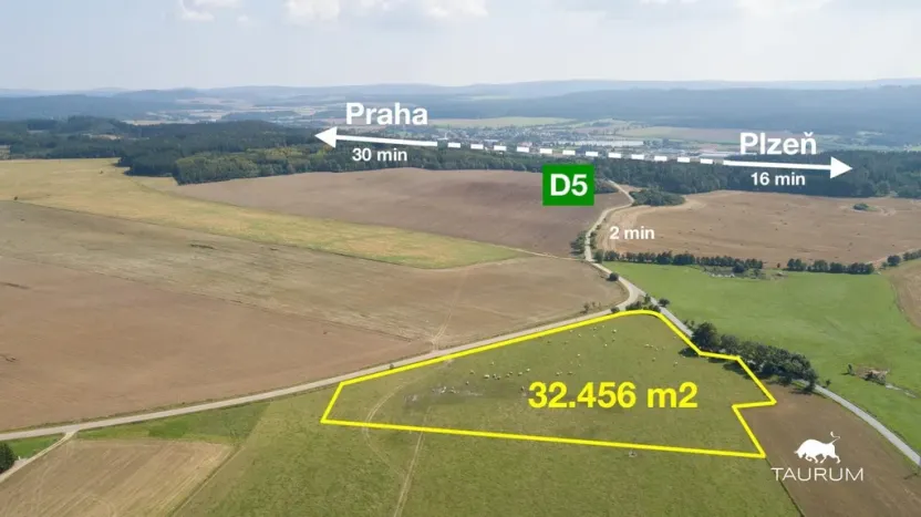Prodej komerčního pozemku, Těškov, 32456 m2
