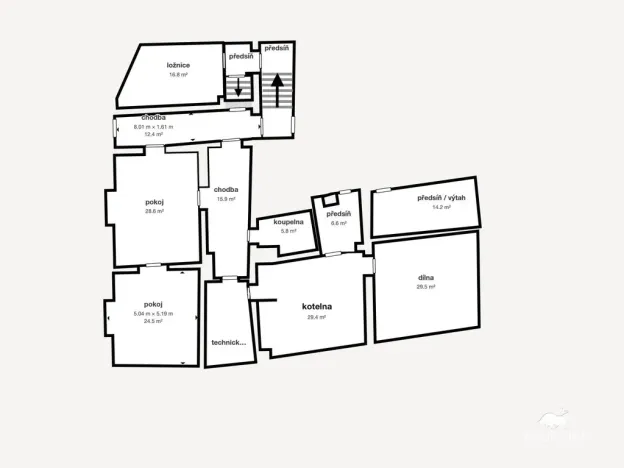 Prodej rodinného domu, Dobřany, Školní, 368 m2