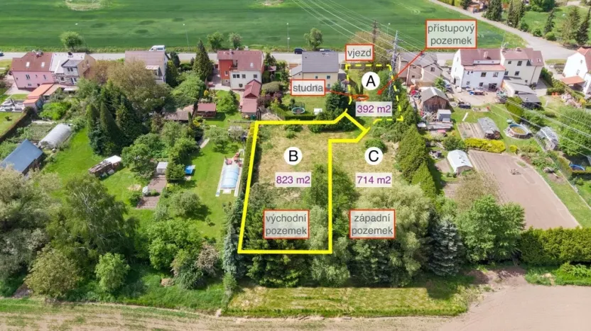 Prodej pozemku pro bydlení, Plzeň, 1019 m2