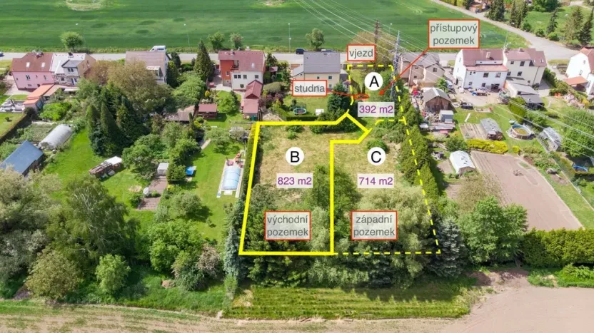 Prodej pozemku pro bydlení, Plzeň, 1019 m2