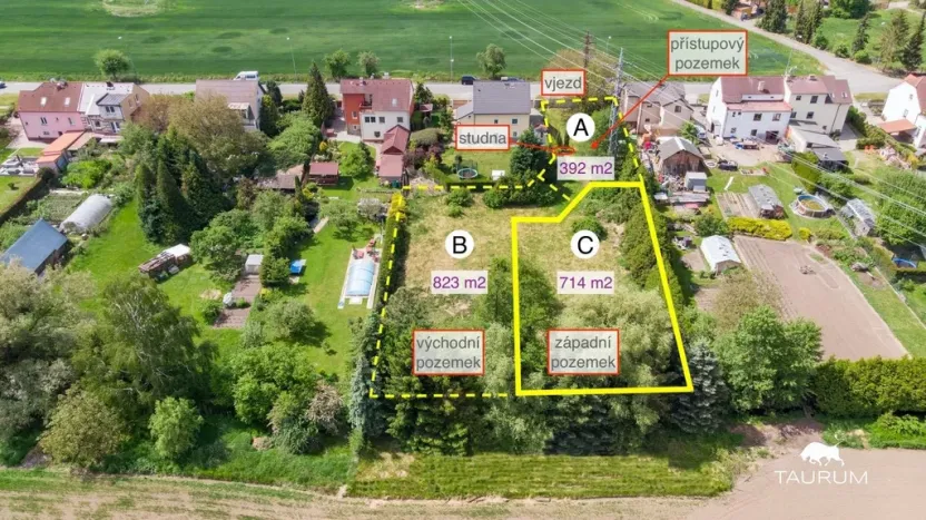 Prodej pozemku pro bydlení, Plzeň, 910 m2