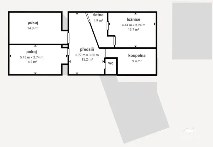 Prodej rodinného domu, Ústí nad Labem - Střekov, Novoveská, 176 m2