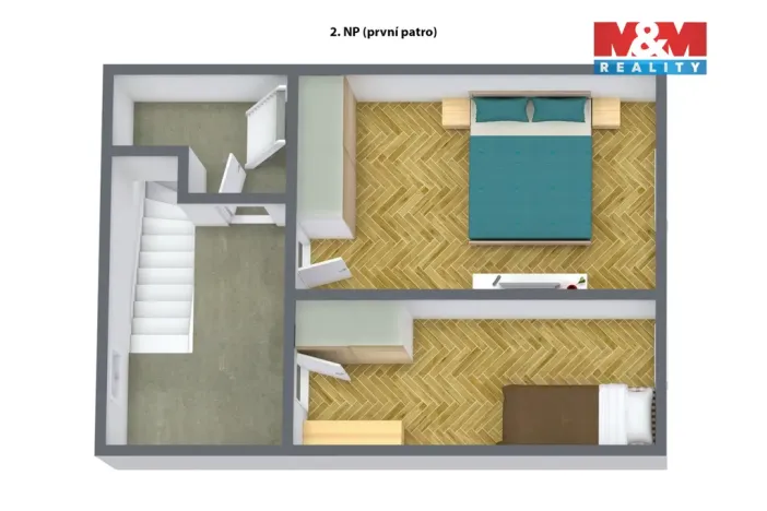 Prodej rodinného domu, Březová, Okružní, 74 m2