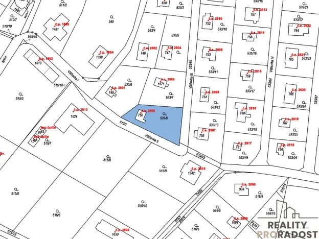 Prodej pozemku pro bydlení, Kamenice - Těptín, 602 m2