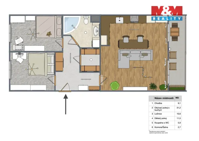 Prodej bytu 3+kk, Most, K. J. Erbena, 72 m2