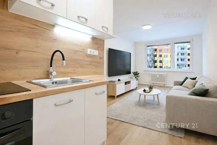 Pronájem bytu 2+kk, Most, Jana Kříže, 40 m2