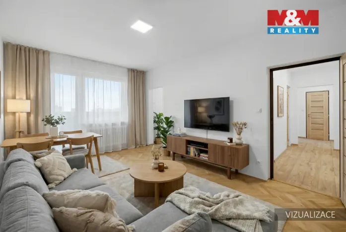 Prodej bytu 2+1, Kladno - Kročehlavy, Unhošťská, 62 m2