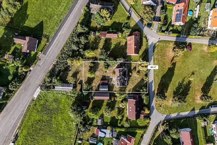 Prodej pozemku pro bydlení, Horní Planá, 981 m2