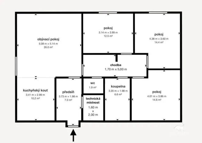 Prodej rodinného domu, Kornatice, 105 m2