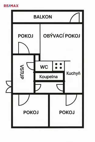 Prodej bytu 4+1, Praha - Krč, Tajovského, 62 m2