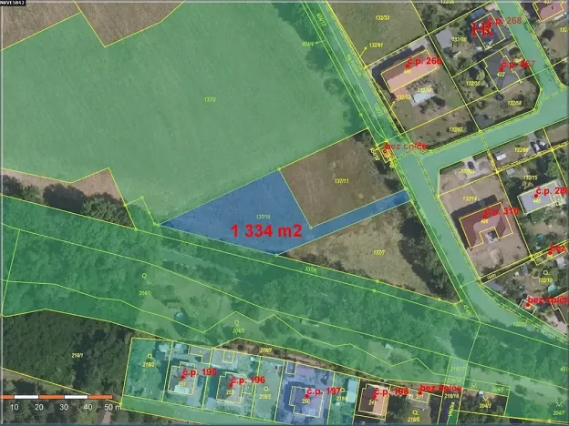 Prodej pozemku pro bydlení, Dolany nad Vltavou, Na Horkách, 1334 m2