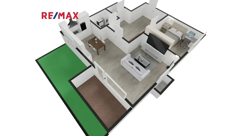 Prodej bytu 2+kk, Hradec Králové, Meruňková, 56 m2