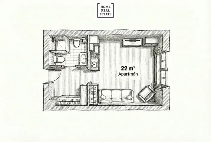 Pronájem bytu 1+kk, Mariánské Lázně, třída Vítězství, 22 m2