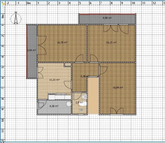 Pronájem bytu 2+1, Vranová, 85 m2