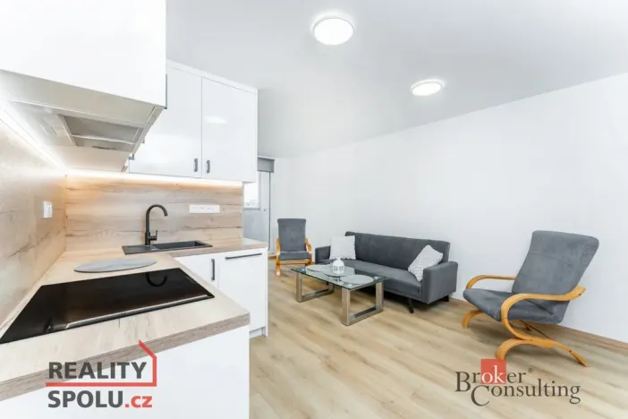 Pronájem bytu 3+kk, Praha - Libeň, Sokolovská, 44 m2