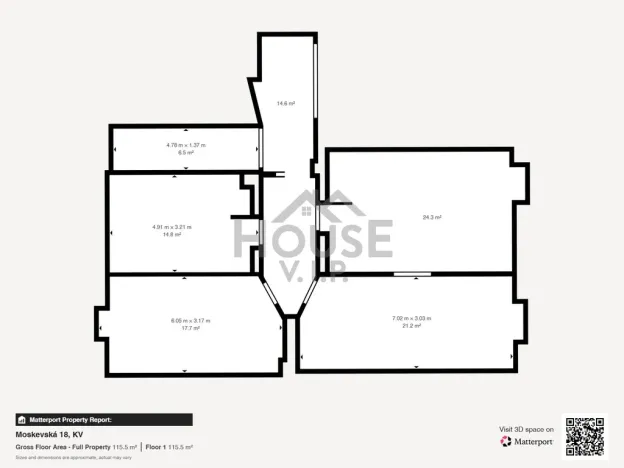Prodej bytu 3+kk, Karlovy Vary, Moskevská, 88 m2