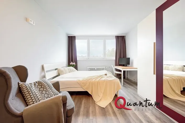 Pronájem bytu 1+kk, Praha - Střížkov, Děčínská, 32 m2