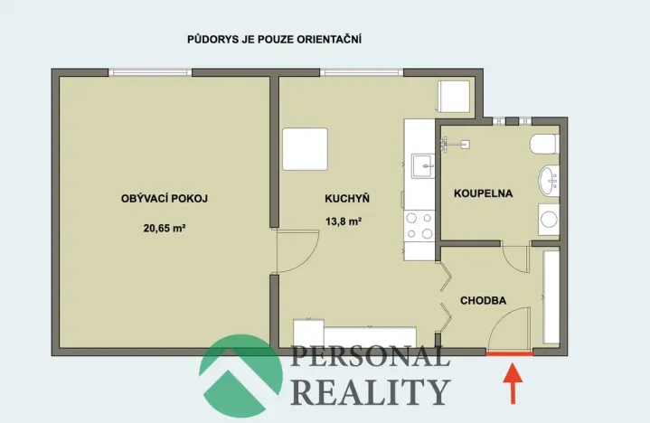 Prodej bytu 1+1, Mariánské Lázně, Příčná, 45 m2