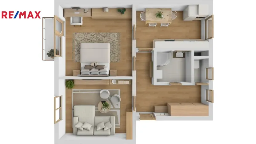 Prodej bytu 2+1, Dobruška, Čsl. armády, 54 m2