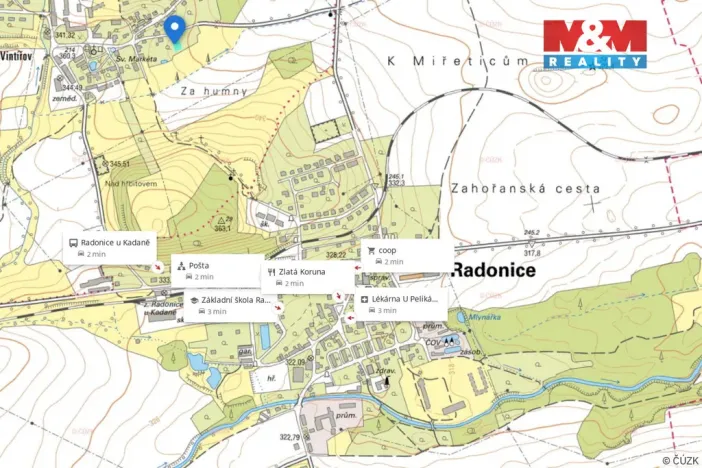 Prodej pozemku pro bydlení, Radonice - Vintířov, 1044 m2