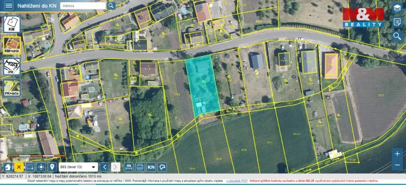 Prodej pozemku pro bydlení, Radonice - Vintířov, 1044 m2