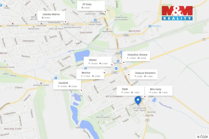 Pronájem bytu 2+kk, Úvaly, U Hostína, 49 m2