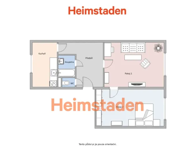 Pronájem bytu 2+1, Havířov - Město, Matuškova, 54 m2