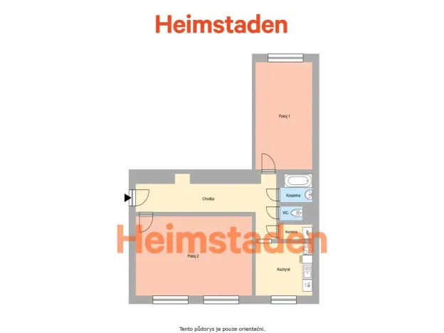 Pronájem bytu 2+1, Havířov - Město, Na Nábřeží, 72 m2