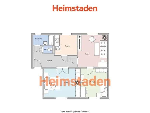 Pronájem bytu 3+1, Havířov - Prostřední Suchá, Hornická, 61 m2
