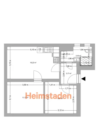 Pronájem bytu 3+kk, Ostrava - Michálkovice, Slámova, 46 m2