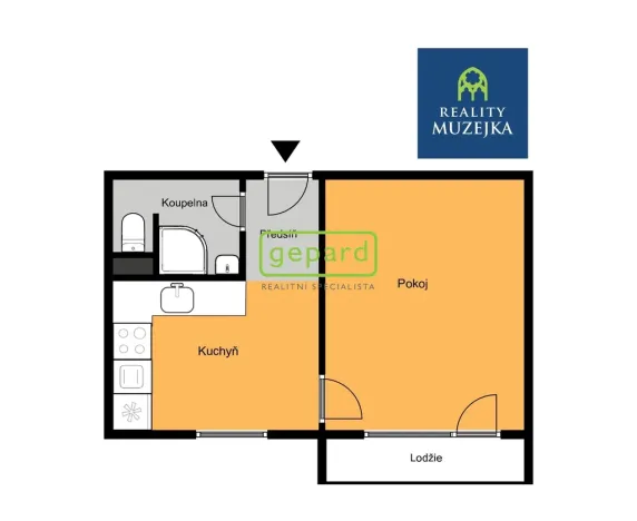 Pronájem bytu 1+1, Brno - Bystrc, Laštůvkova, 31 m2