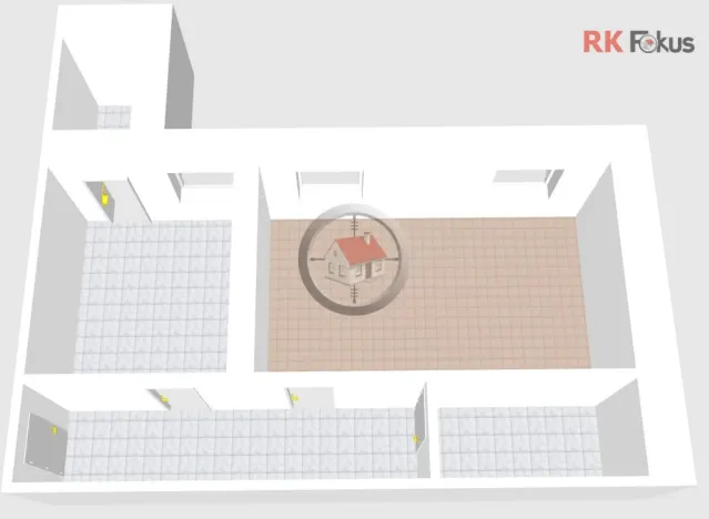 Pronájem bytu 1+1, Moravské Budějovice, Tyršova, 49 m2