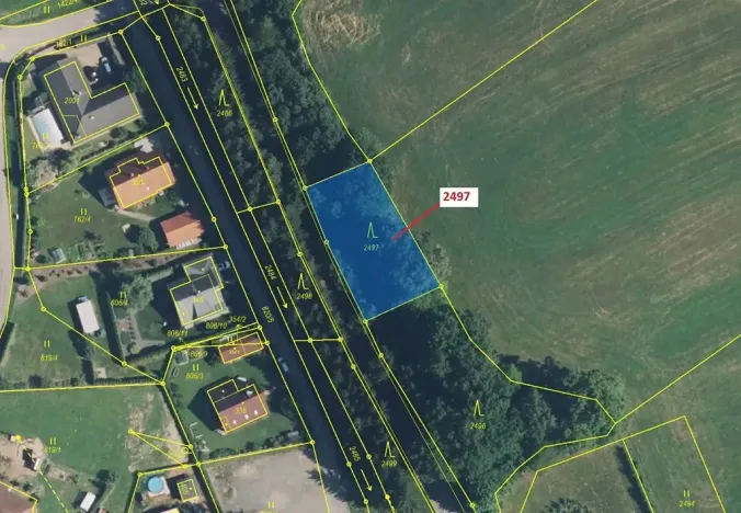 Dražba lesa, Písečná, 797 m2