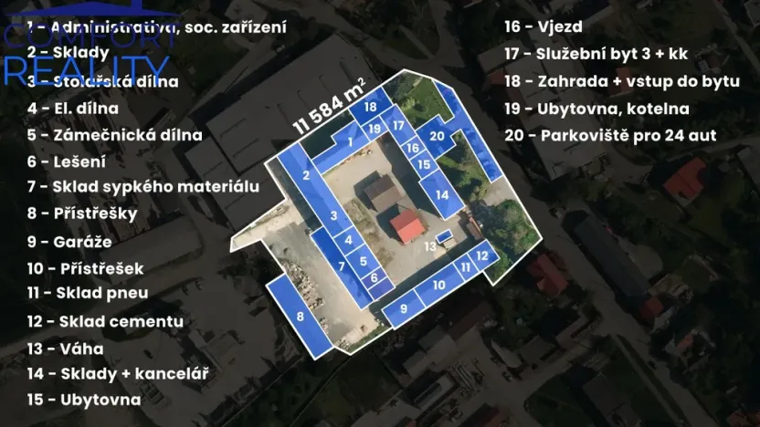 Prodej komerční nemovitosti, Suchdol nad Odrou, Komenského, 1900 m2