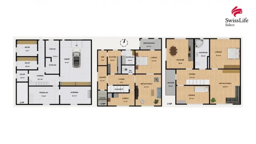 Prodej rodinného domu, Bystrovany, Makarenkova, 178 m2