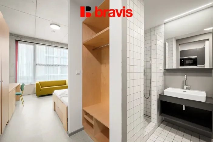 Pronájem bytu 1+kk, Brno - Trnitá, Dornych, 24 m2