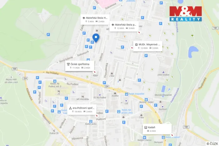 Prodej bytu 3+1, Kadaň, Golovinova, 66 m2