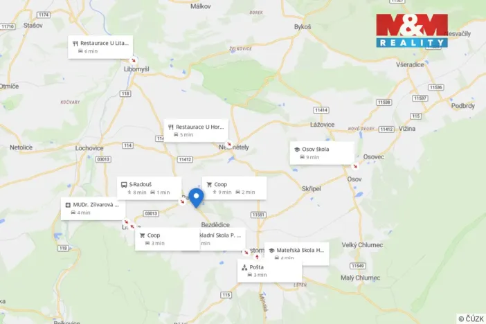 Prodej pozemku pro bydlení, Hostomice - Radouš, 1248 m2